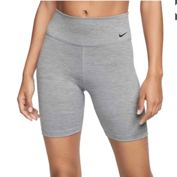 Nike Dri-Fit Grey 7” Bike Shorts Size 3X Mid Rise The Nike One NWT - Picture 1 of 9